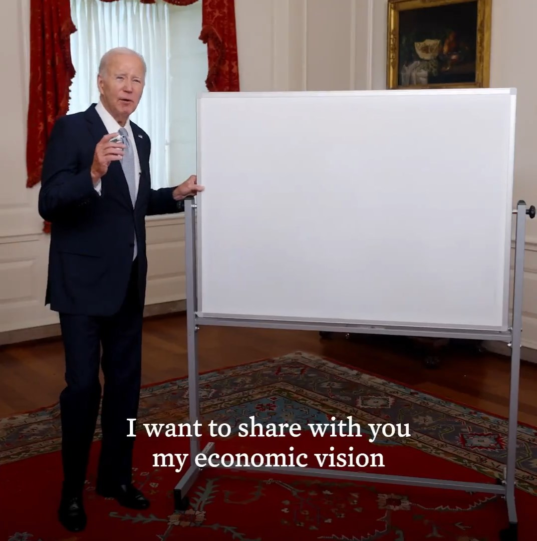 I want to share with you my economic vision Blank Meme Template