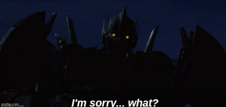 I'm sorry... what? | image tagged in i'm sorry what | made w/ Imgflip meme maker