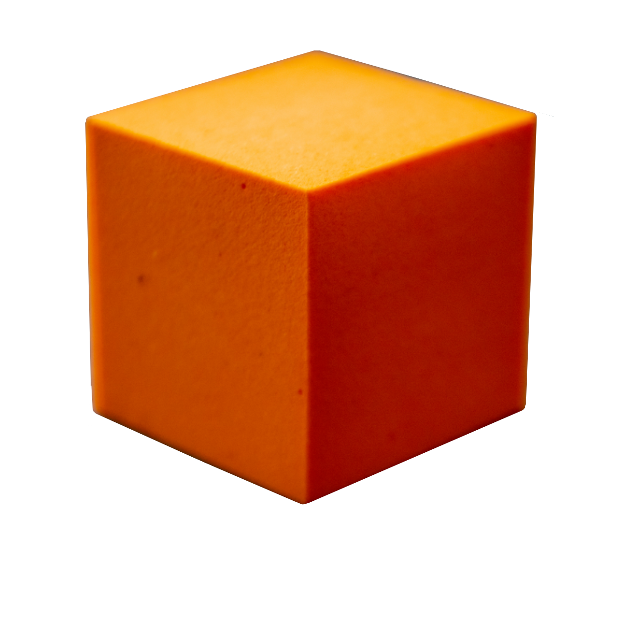 Orange Cube Blank Meme Template