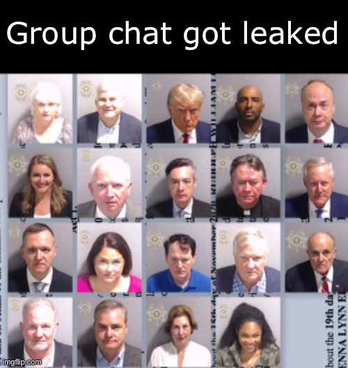 Group chat got leaked | made w/ Imgflip meme maker