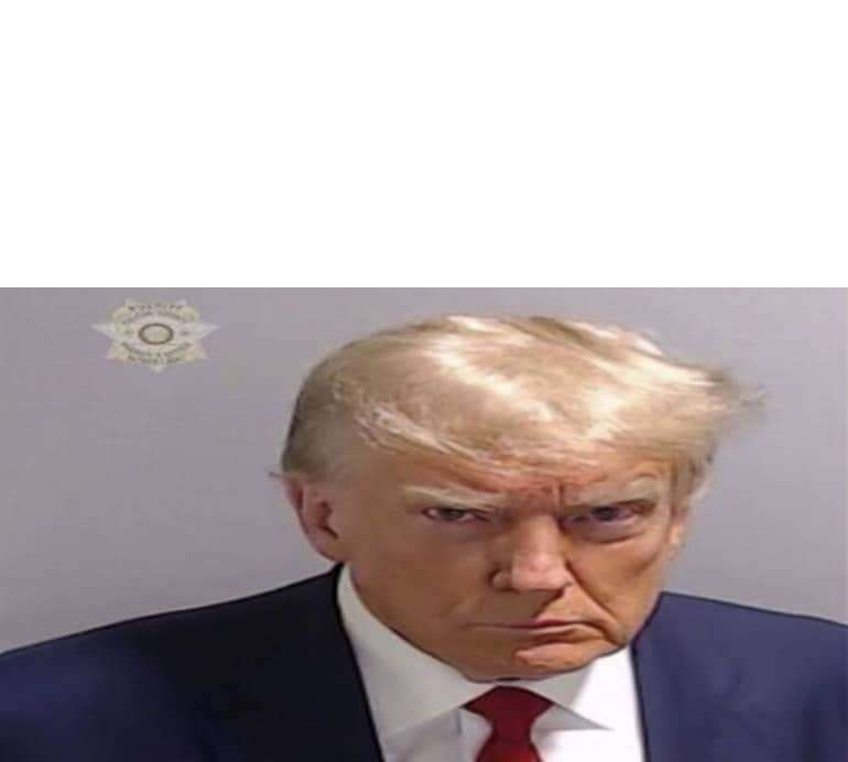 Donald Trump Mugshot Template Blank Meme Template