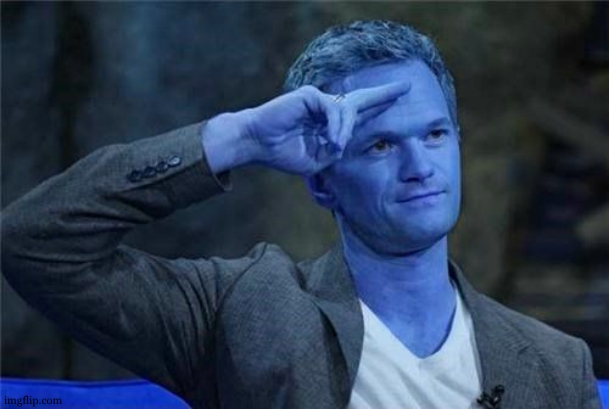 Barney Stinson Salute | image tagged in barney stinson salute | made w/ Imgflip meme maker