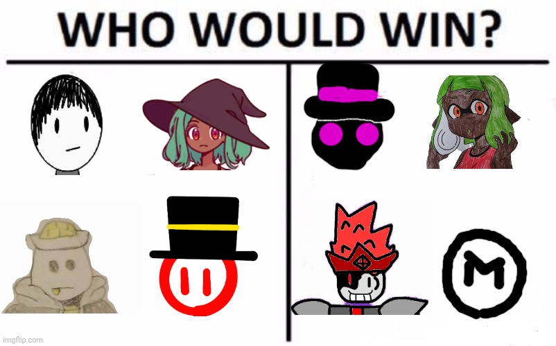 To make things a bit more fair it's non-ruby EdgyHead | image tagged in memes,who would win | made w/ Imgflip meme maker