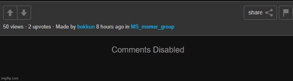 WHO JUST COMMENT DISABLED ONE OF MY POSTS | made w/ Imgflip meme maker