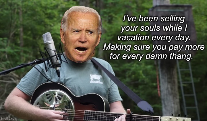 Rich men north of …..um, you know, the thing | I’ve been selling your souls while I vacation every day. Making sure you pay more for every damn thang. | image tagged in oliver anthony,politics lol,memes | made w/ Imgflip meme maker