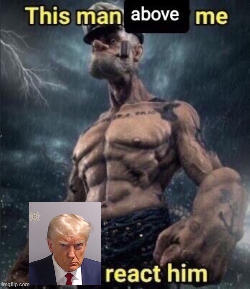 this man above me fish react him | image tagged in this man above me fish react him | made w/ Imgflip meme maker