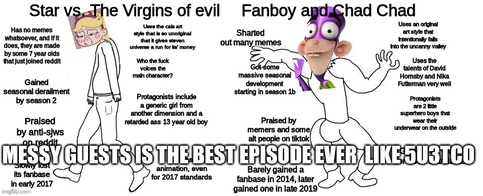 I eat poop | MESSY GUESTS IS THE BEST EPISODE EVER  LIKE 5U3TCO | image tagged in 5u3tco | made w/ Imgflip meme maker