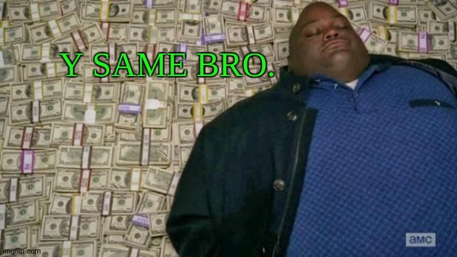 huell money | Y SAME BRO. | image tagged in huell money | made w/ Imgflip meme maker