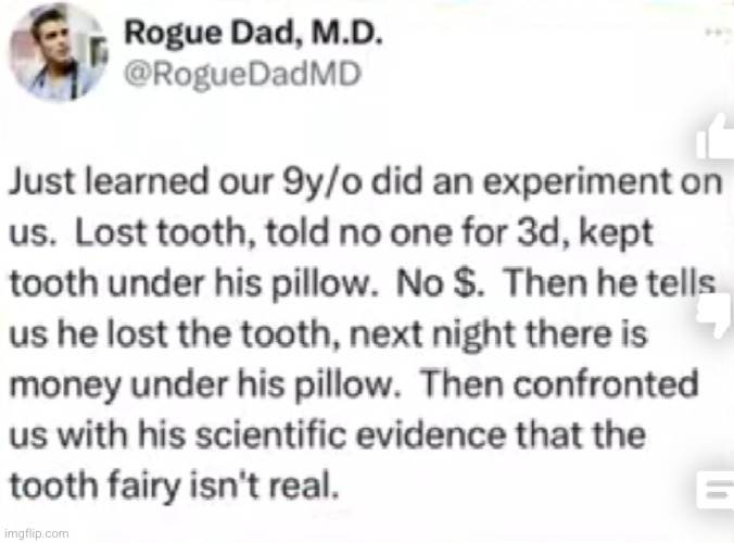 high IQ play | image tagged in infinite iq,iq,smart,tooth fairy,kids,tooth | made w/ Imgflip meme maker