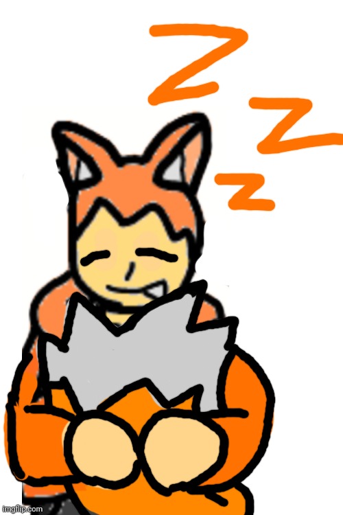 Blaze: fluffi... Zzzz.... | made w/ Imgflip meme maker