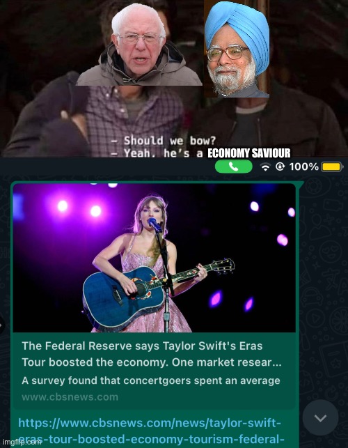 Blonde curls | ECONOMY SAVIOUR | image tagged in should we bow | made w/ Imgflip meme maker