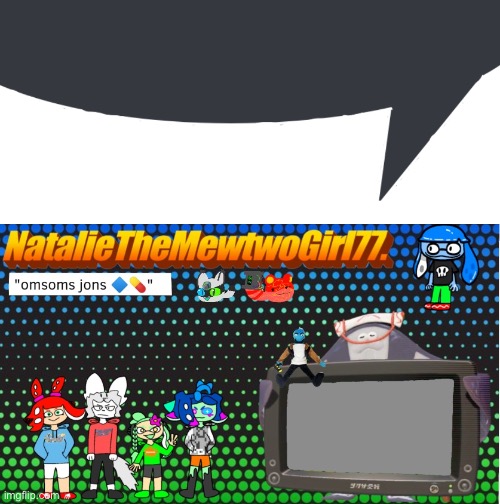 NAT GET AWAY FROM MY ACCOUNT | image tagged in discord speech bubble,nataliethemewtwogirl77 's goofy ahh announcement temp | made w/ Imgflip meme maker