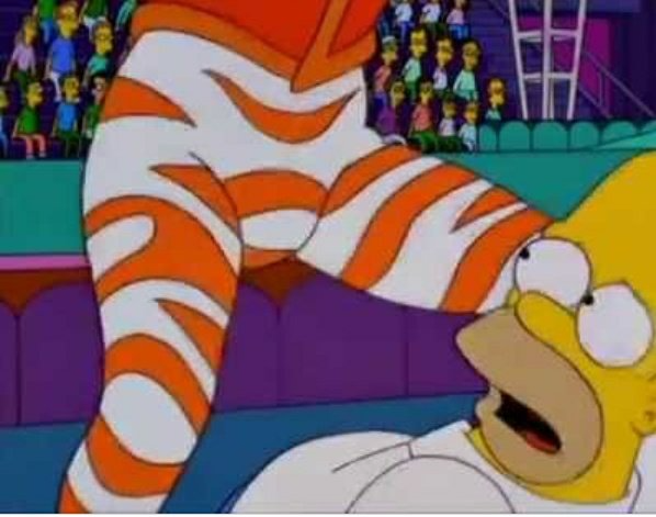 Homer cirque du Soleil Blank Meme Template
