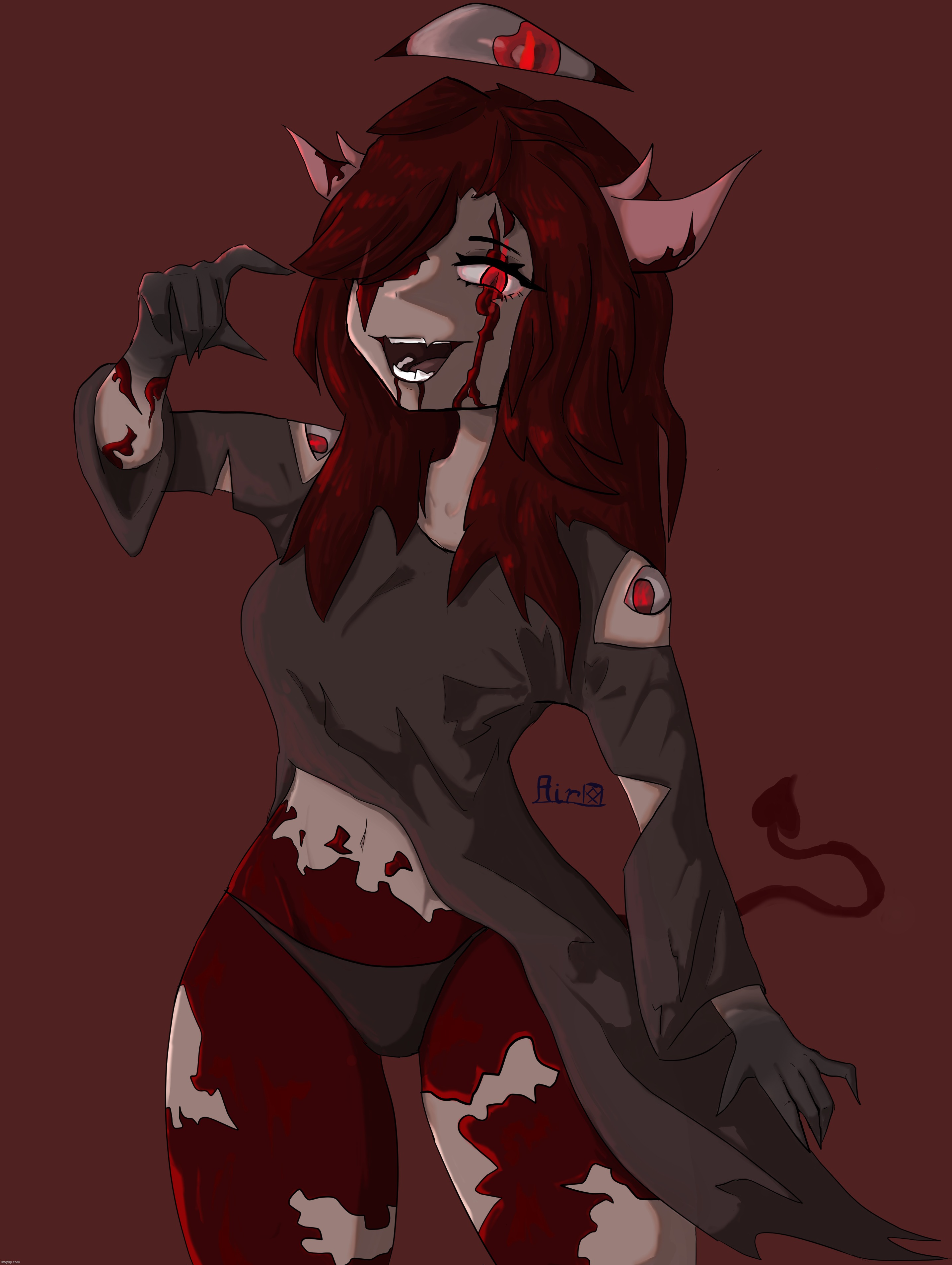 hot demon girl :drool: | made w/ Imgflip meme maker
