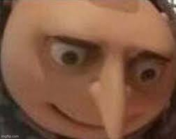 Gru Face | image tagged in gru face | made w/ Imgflip meme maker