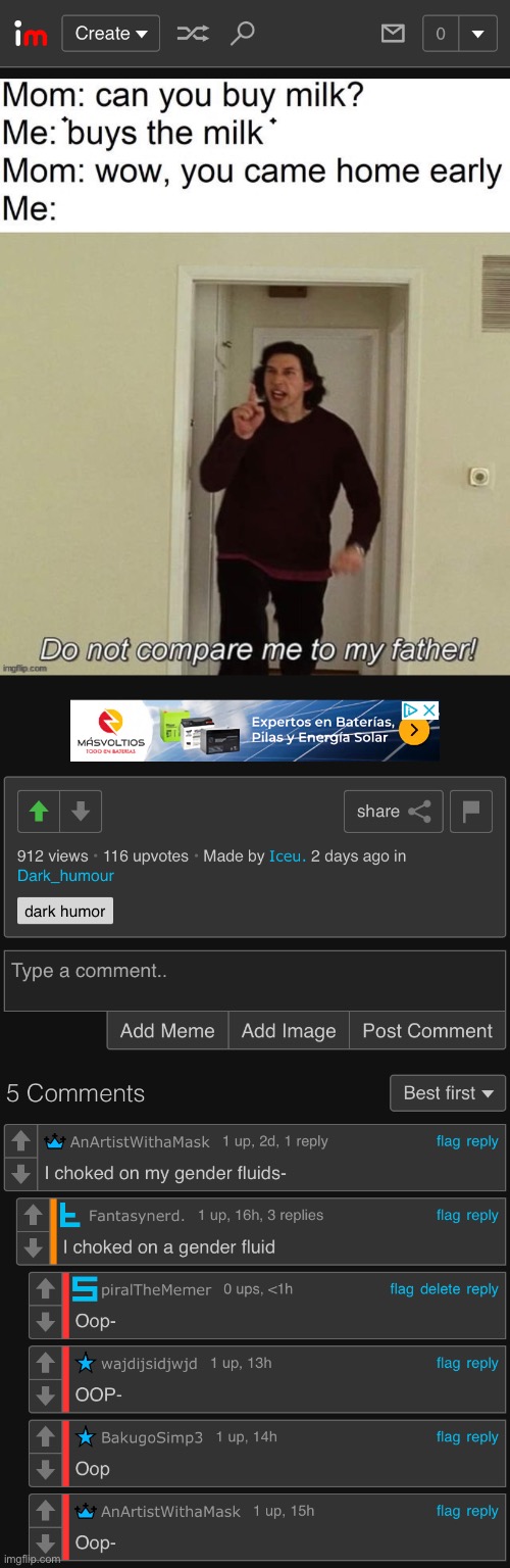 OOP- | made w/ Imgflip meme maker