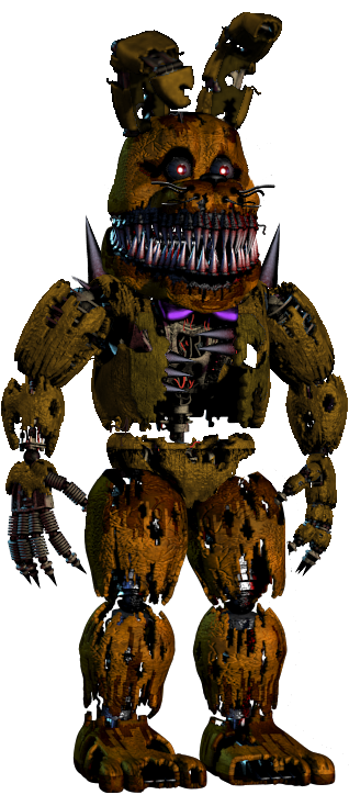 Nightmare Springbonnie Blank Meme Template