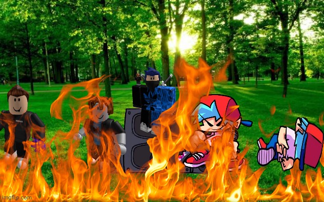 U | image tagged in grass and trees | made w/ Imgflip meme maker
