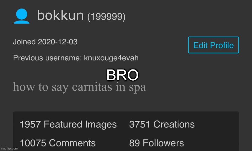 BRO | made w/ Imgflip meme maker