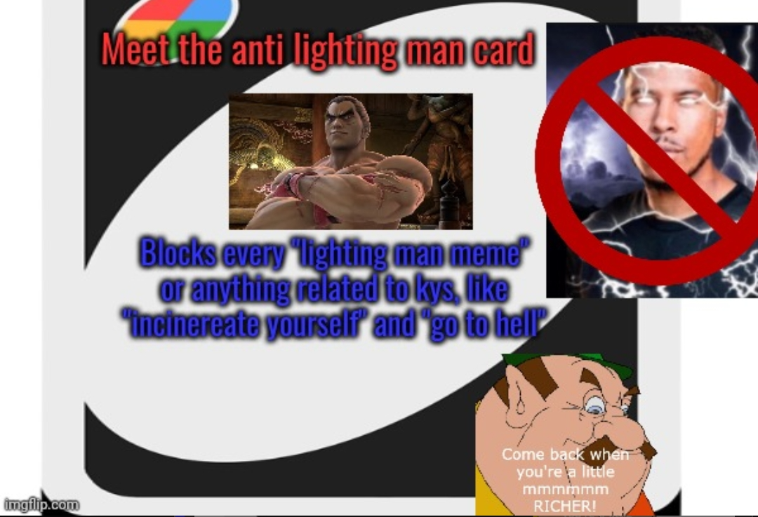 High Quality Anti kys card Blank Meme Template