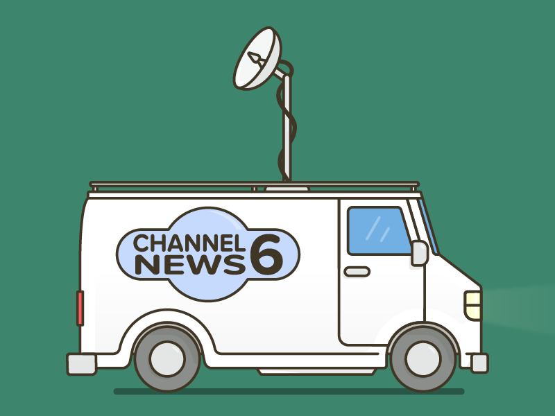 Channel 6 News van Blank Meme Template