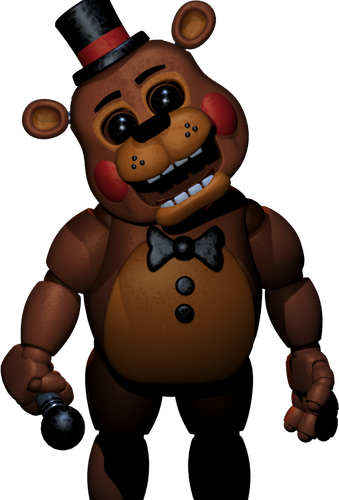 Toy Freddy Laze White And Black Eyes Blank Meme Template