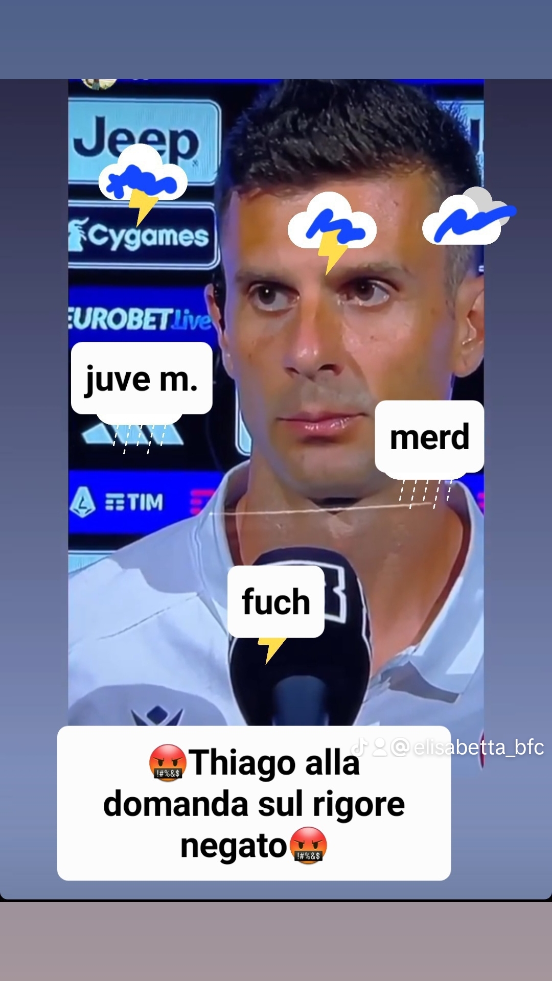 Thiago arrabbiato Blank Meme Template