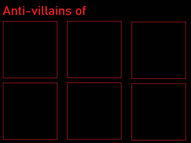 anti-villains of who Blank Meme Template