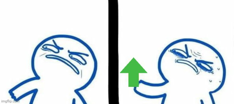 angry upvote | image tagged in angry upvote | made w/ Imgflip meme maker