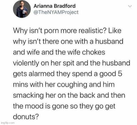 true | image tagged in porn,repost,husband,wife,sex | made w/ Imgflip meme maker
