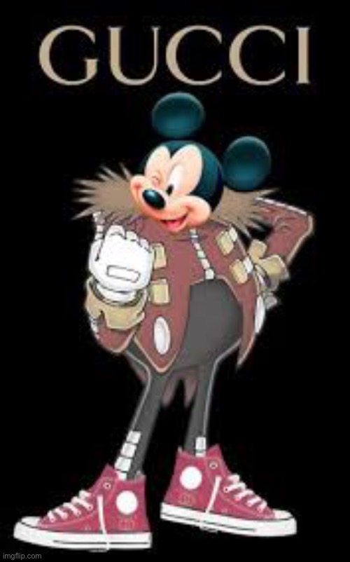 image tagged in eggman,mickey mouse | made w/ Imgflip meme maker