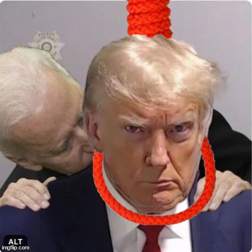 Bye bye kiss | image tagged in joe biden,bye kiss,donald trump,a mugshot suitable for hanging,maga,grumpy | made w/ Imgflip meme maker