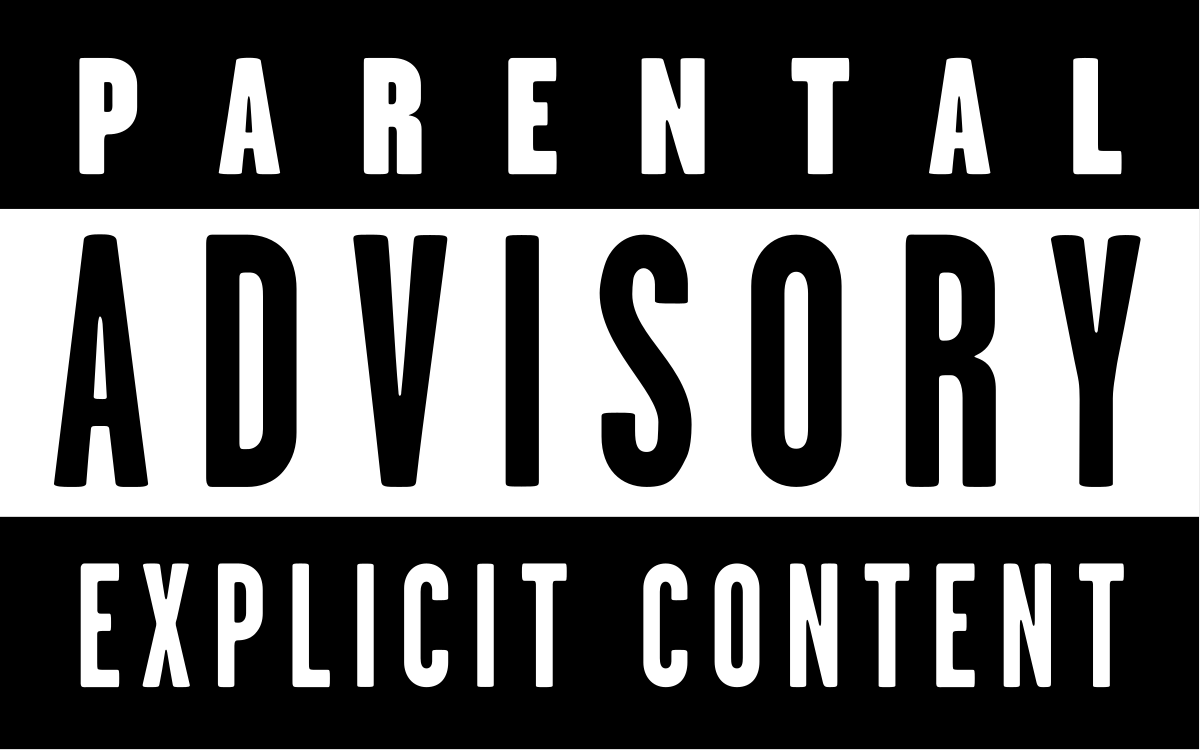 High Quality Parental Advisory Explicit Content Blank Meme Template