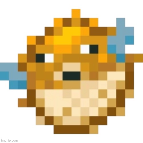 Minecraft Pufferfish | image tagged in minecraft pufferfish | made w/ Imgflip meme maker