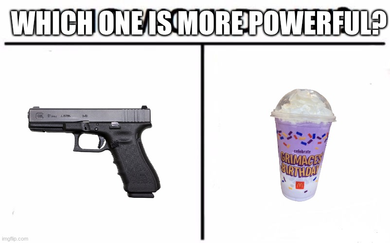 Who Would Win? Meme | WHICH ONE IS MORE POWERFUL? | image tagged in memes,who would win | made w/ Imgflip meme maker