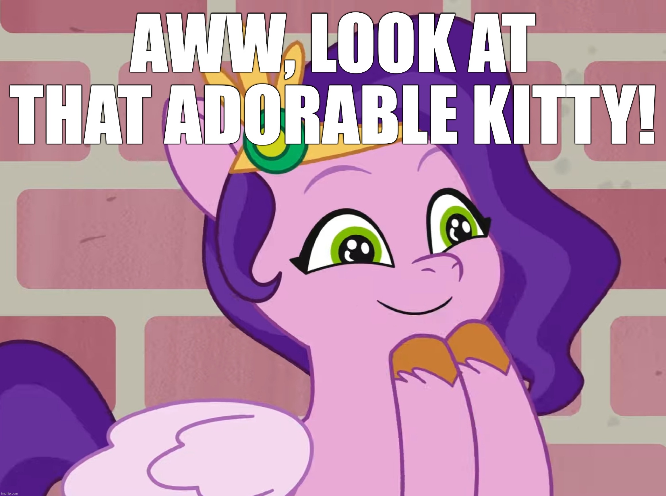 AWW, LOOK AT THAT ADORABLE KITTY! | made w/ Imgflip meme maker