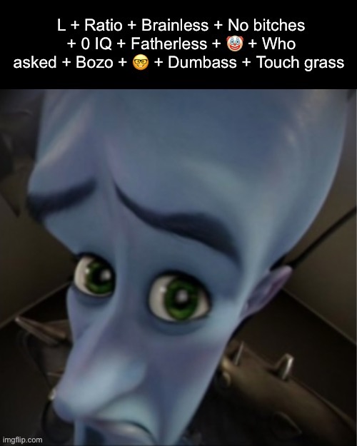 Megamind Ratio | image tagged in megamind ratio | made w/ Imgflip meme maker