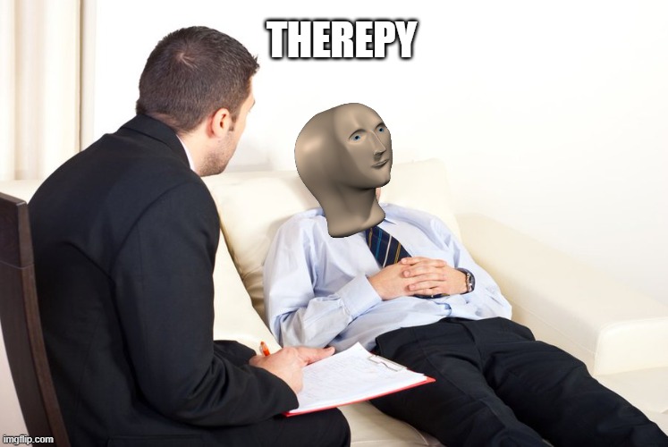 therapist couch | THEREPY | image tagged in therapist couch | made w/ Imgflip meme maker