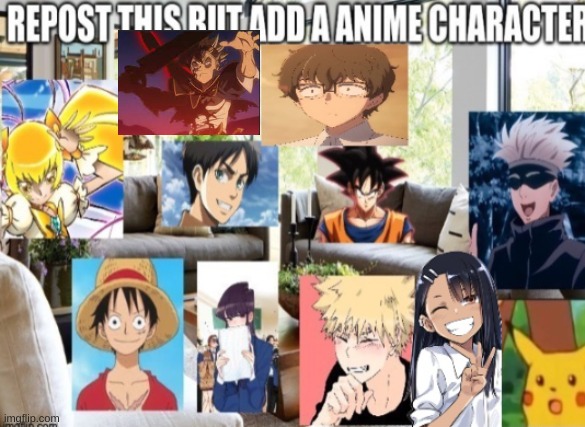 image tagged in repost,anime,black clover | made w/ Imgflip meme maker