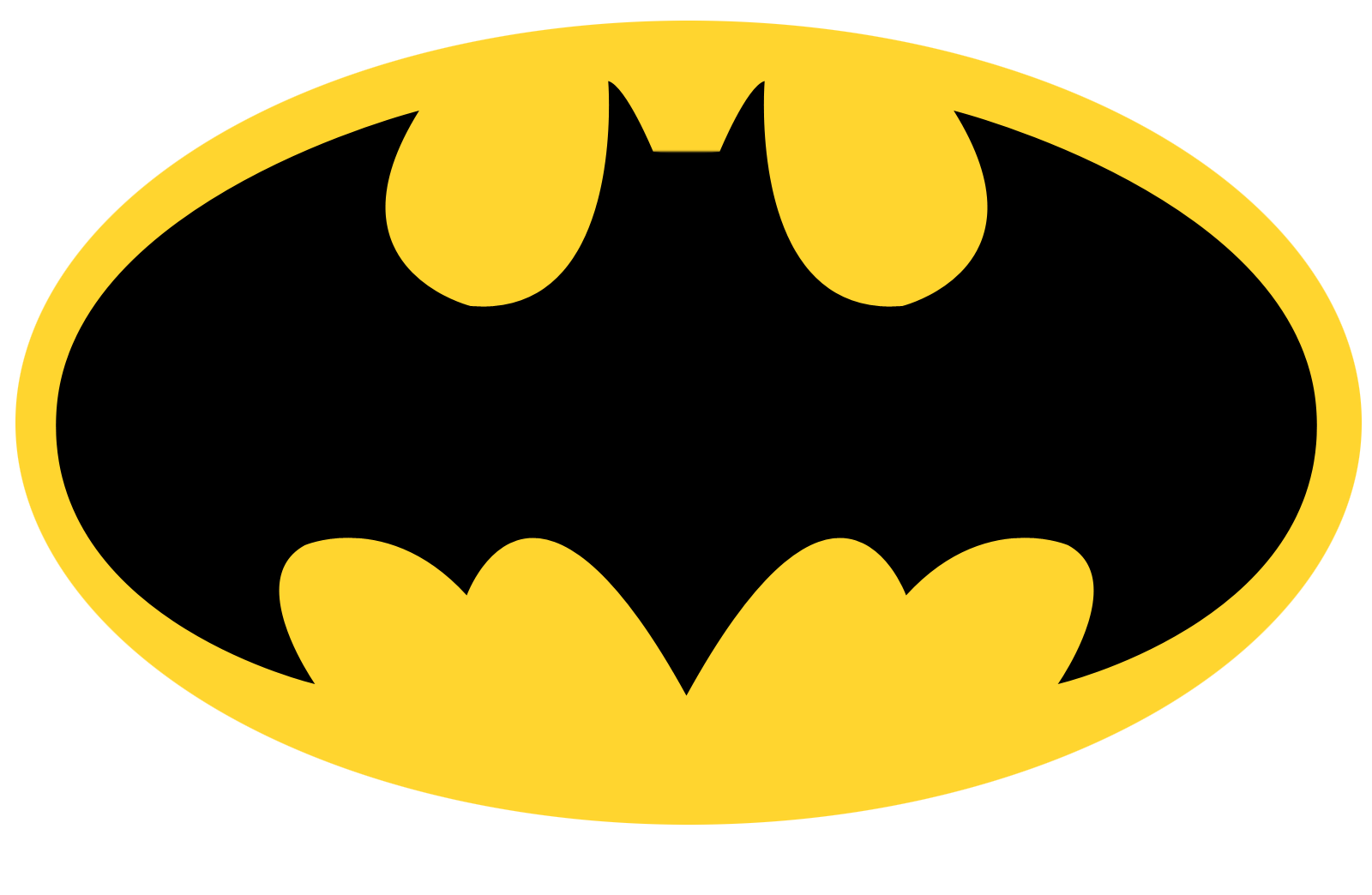 High Quality The Caped Crusader Himself's Symbol Blank Meme Template