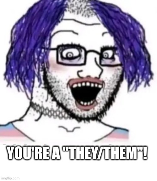 YOU'RE A "THEY/THEM"! | made w/ Imgflip meme maker