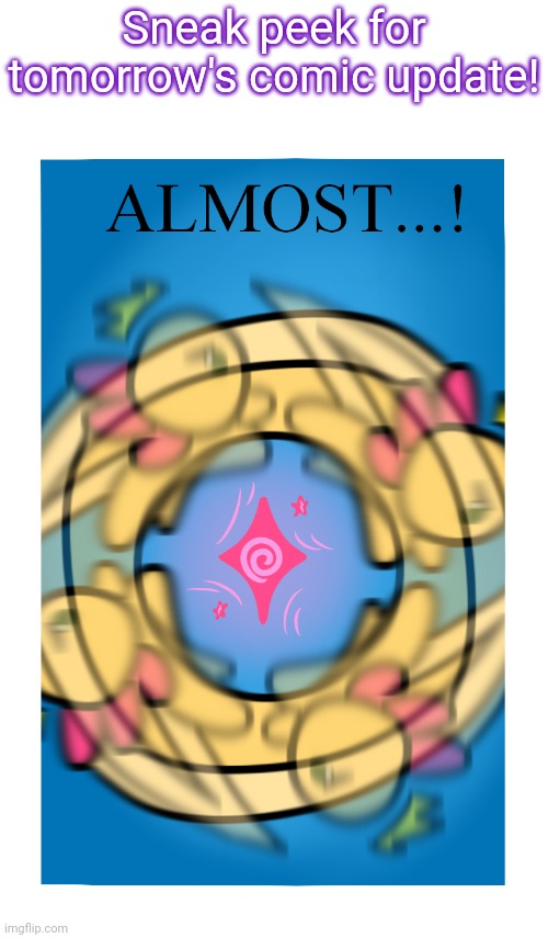 <3 | Sneak peek for tomorrow's comic update! | made w/ Imgflip meme maker