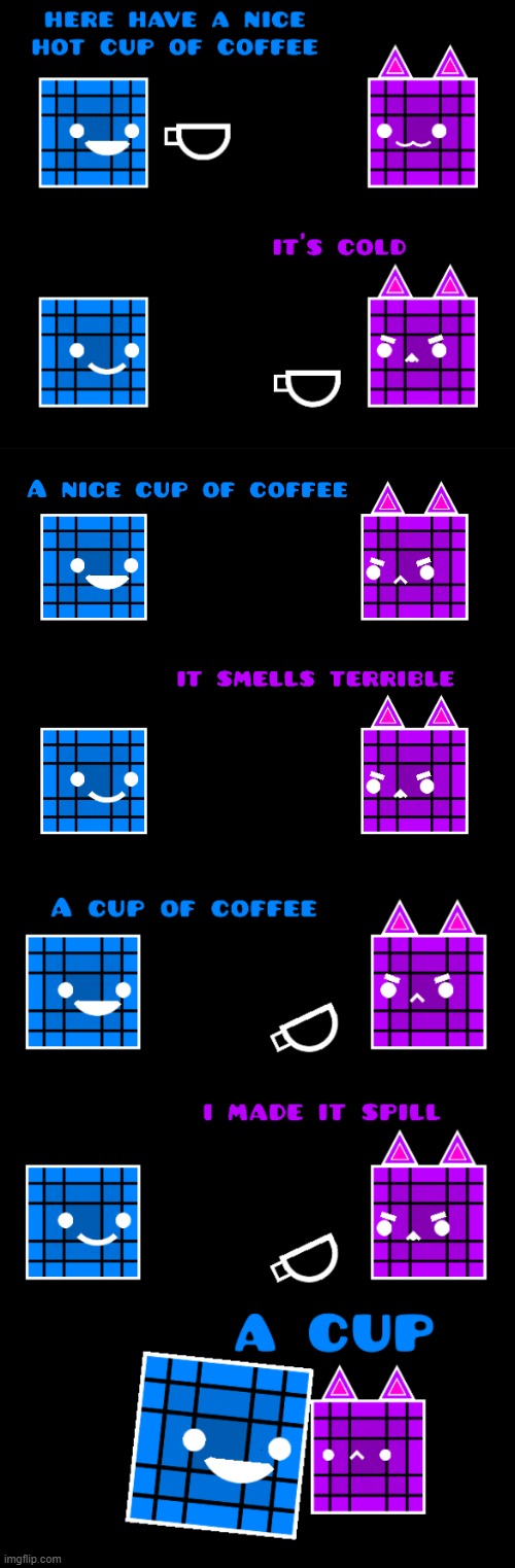 geometry dash comics | made w/ Imgflip meme maker