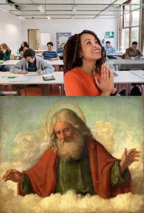 High Quality Maestra quiera Dios que mis alumnos lean para noviembre Blank Meme Template