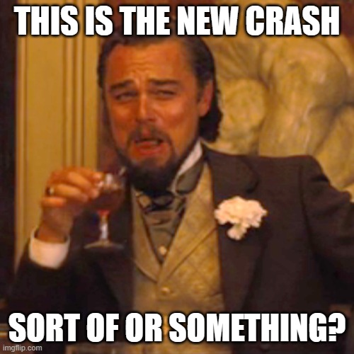 The New Crash Is Here!!! | THIS IS THE NEW CRASH; SORT OF OR SOMETHING? | image tagged in memes,laughing leo,crashandbernstein | made w/ Imgflip meme maker
