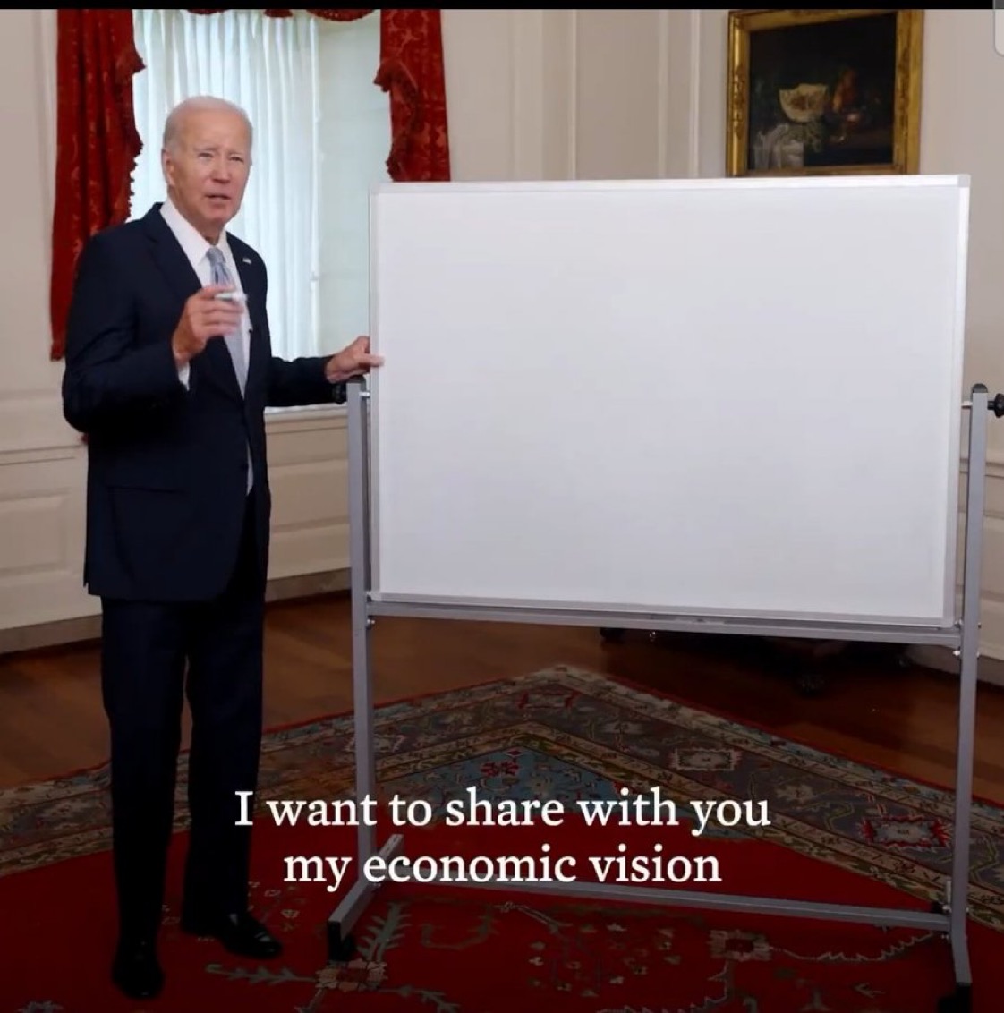 Bidenomics Blank Meme Template