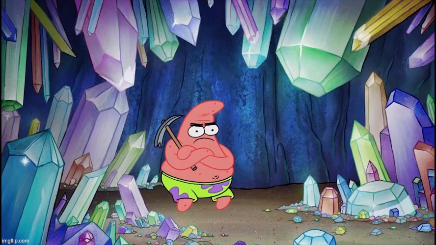 patrick in cave | image tagged in patrick in cave | made w/ Imgflip meme maker