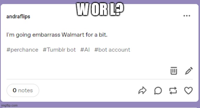 Andra W or L? | W OR L? | made w/ Imgflip meme maker