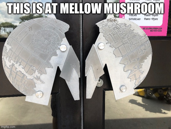 Good… good | THIS IS AT MELLOW MUSHROOM | image tagged in death star,beautiful,oh it's beautiful,palpatine,mushroom | made w/ Imgflip meme maker