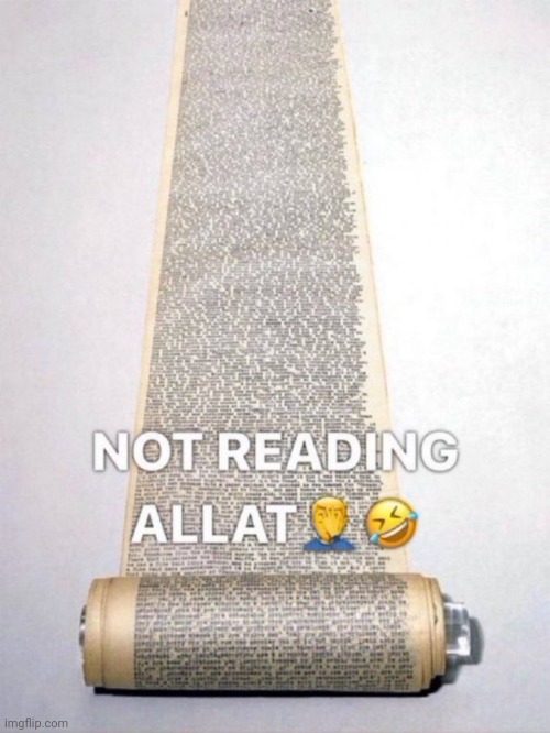 not reading allat | image tagged in not reading allat | made w/ Imgflip meme maker